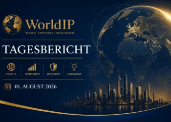 Titelbild fuer den WorldIP Tagesbericht vom 01. August 2026