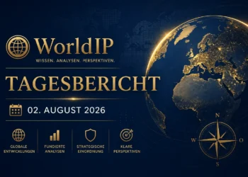 Titelbild WorldIP Tagesbericht 02. August 2026